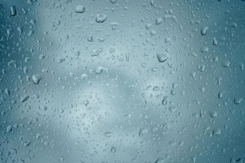 Rain drops on a window Stock Photos