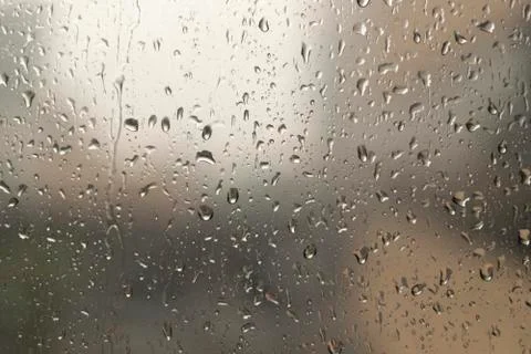 Rain drops on the window Foto stock