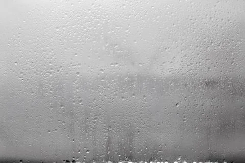 Rain drops on the window Stock Photos