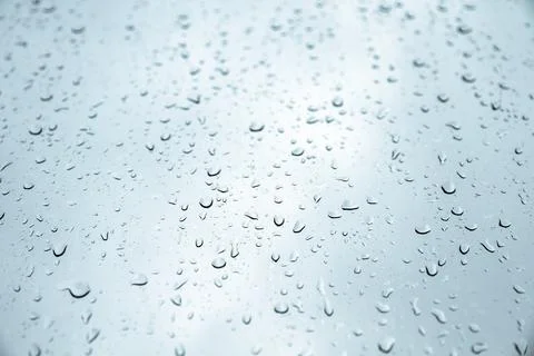 Rain drops on a window Stock Photos