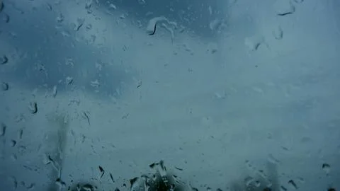 Rain drops on window  Foto stock