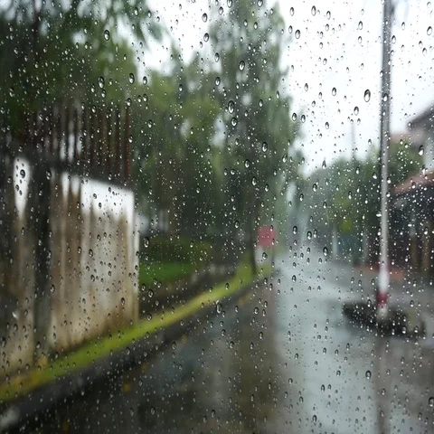 Rain drops on windows 04 Stock Footage 69468526