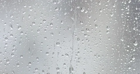 Rain drops on windows glass. Stock Footage 111675770