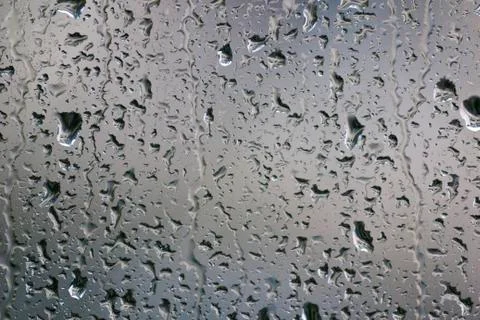 Rain drops on a windows Stock Photos
