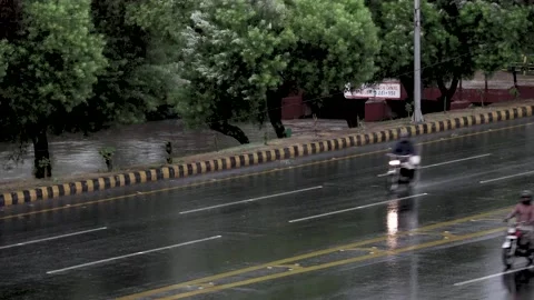 Rain During Lockdown Stock Footage 134318633