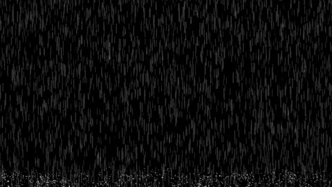 Rain Effect Floor Droplet Splash Explosion Black Background Overlay. Stock Footage 337519656