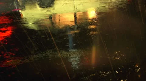 Rain in the evening 스톡 동영상 9355408