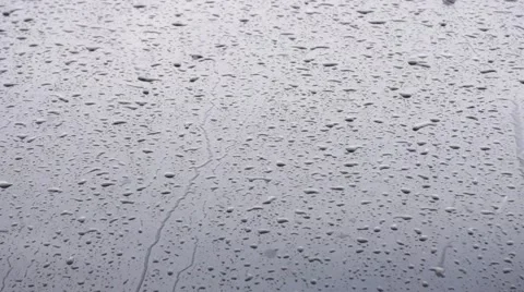 Rain Fall On Car Windscreen 스톡 동영상 47986045