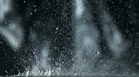 Rain fall, Slow Motion Stock Footage 31819256