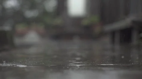 Rain Fall - Super Slow Motion 動画素材 74474786