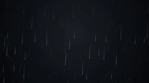 Rain falling against a dark night sky background Stock Footage 340666995