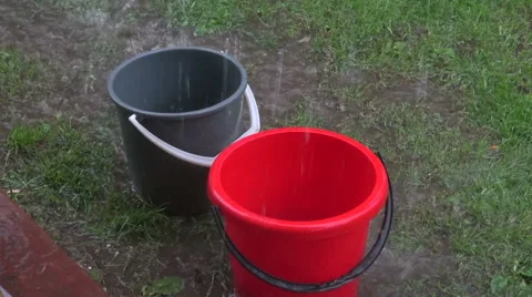Rain falling in buckets Stock Footage 68724464
