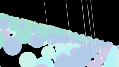 Rain Falling on Clouds with Lines. Stock Footage 329485044