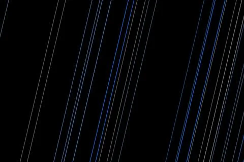Rain falling on dark night with streaks in the sky Stock Illustration