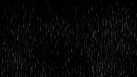 Rain Falling Effects isolated on black background stock video Stock Footage 307603001