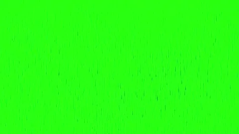 Rain Falling Effects isolated on Green background stock video Stock Footage 307602990