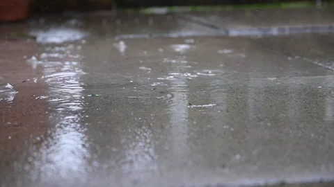 Rain falling Stock Footage 113122145