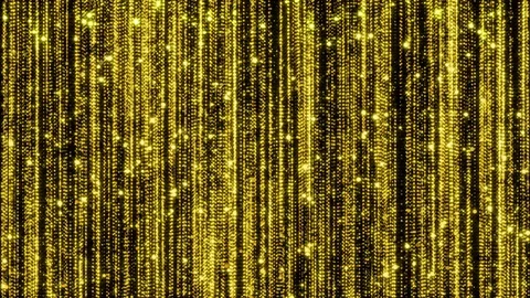 Rain of falling Golden particles Video stock 105201200
