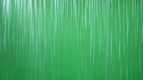 Rain falling, green chroma key background Stock-Footage 300678083