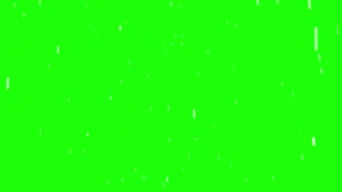 Rain falling on green screen chroma key background. Rain drop animation Stock Footage 314957938