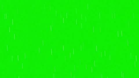 Rain Falling on Green Screen Chroma Key Background Stock Footage 337045713