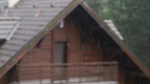 Rain Falling Loop Video stock 243578101