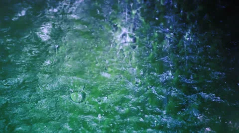 Rain with falling water drops 스톡 동영상 23972531