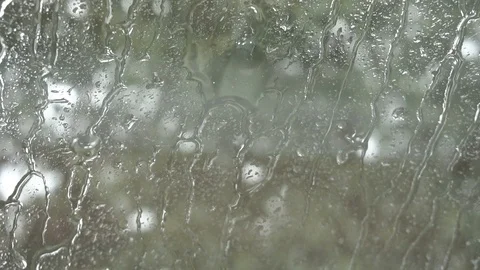 Rain falling on the window Stock Footage 100611553