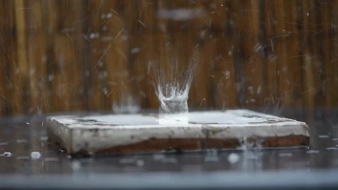 Rain falls down Video stock 113304547