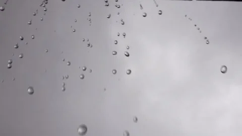 Rain falls from the sky slow motion Stock Footage 165324374