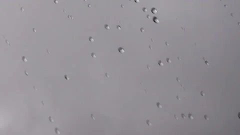 Rain falls from the sky slow motion Stock Footage 165324557