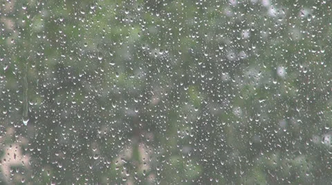 Rain fell on the glass Vídeos de archivo 24237432