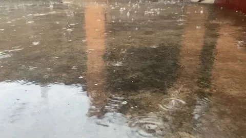 Rain with floor Video stock 251529180