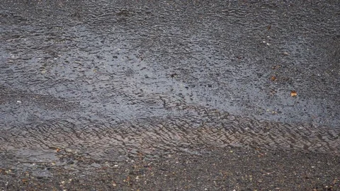 Rain Flowing Video stock 77432563