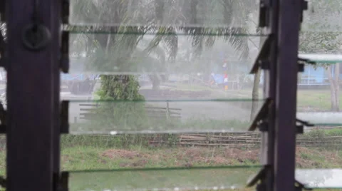 Rain Stock Footage 32284115
