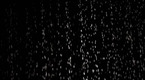 Rain footage on a black background in sl... | Stock Video | Pond5