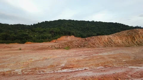 Rain forest destruction in Malaysia. Deforestation in Malaysia. Stock Footage 141054801