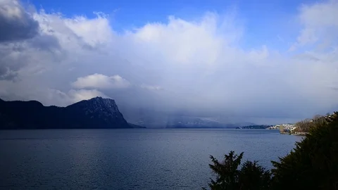 Rain front Stock Footage 129439385