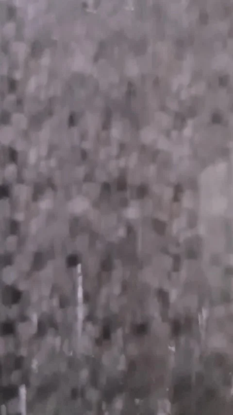 Rain on the glass door. Stock Footage 308685722