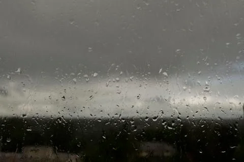 Rain glass Stock Photos