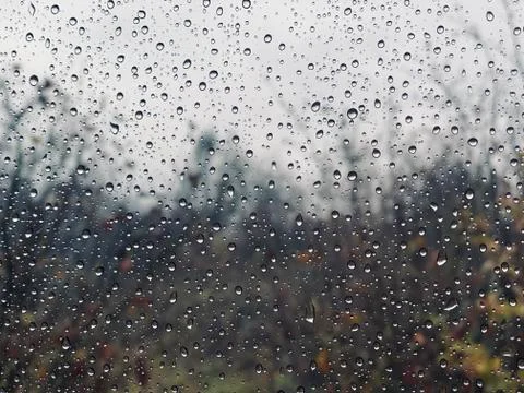 Rain glass Stock Photos