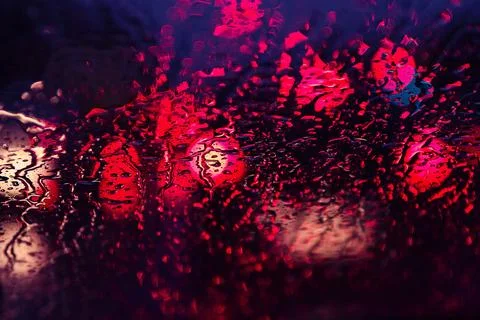 Rain on Glass Stock Photos