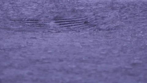 Rain going down drain Stock Footage 92217447