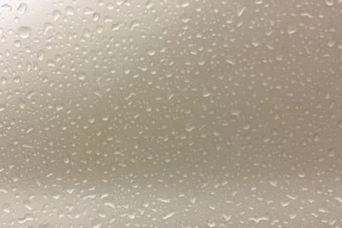Rain on the gold wall Stock Photos