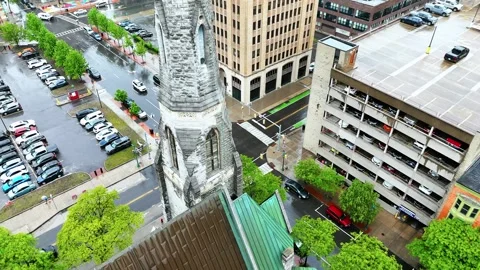 Rain Graciously Falls - Syracuse, NY Video stock 335961074