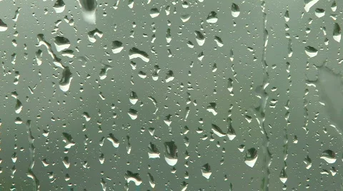 Rain Grey Green 2 Stock Footage
