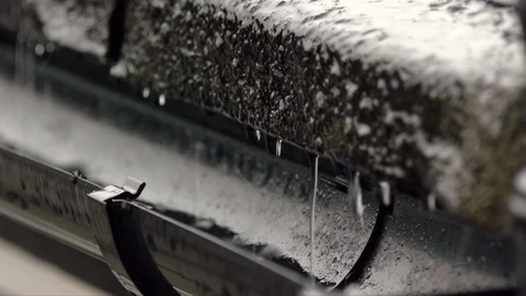 Rain Gutter 01 Stock Footage 119415034