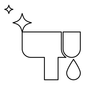 Rain gutter clearing eavestrough clean concept downpipe distribution pipe s.. Stock Illustration