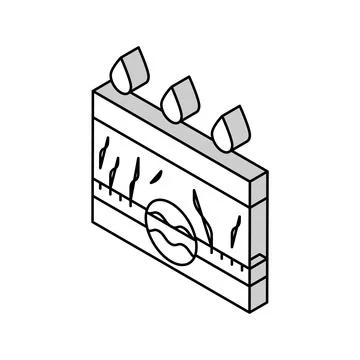 Rain gutter drainage system isometric icon vector illustration Illustrazione stock