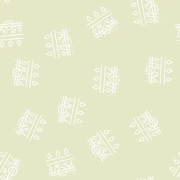 Rain gutter drainage system line seamless pattern Illustrazione stock